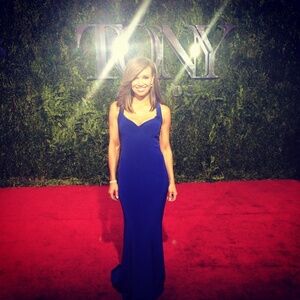 Blue David Meister Gown